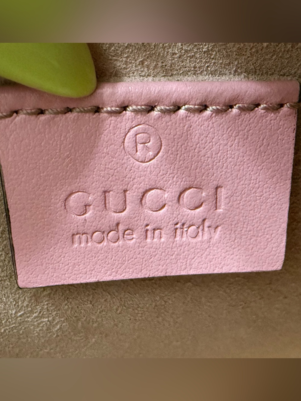 BRAND NEW worn once - Gucci Pink GG Marmont Chevron Leather Camera Bag - Picture 7 of 14